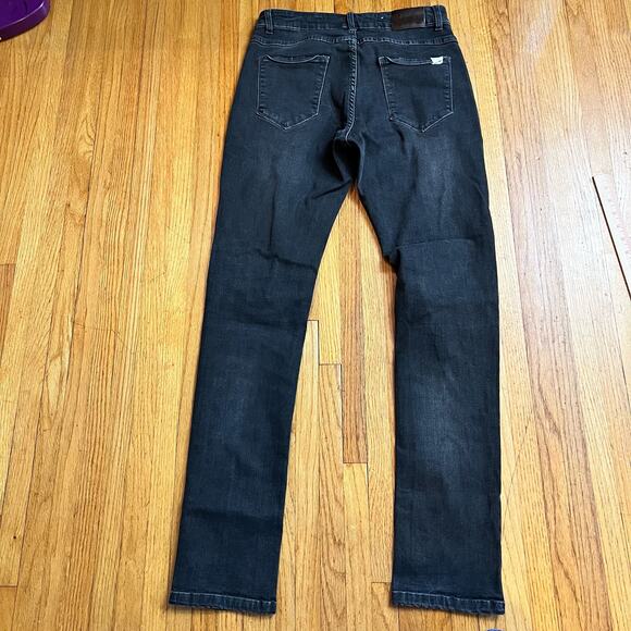 Barbell Jeans Mens 30 Weightlifting Skinny Stretch Black Measures 31x32 - Picture 3 of 10